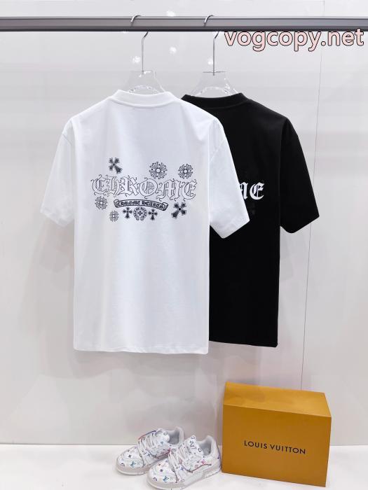 特別人気感謝SALE 品良く 有名人の愛用者が多いブランドCHROME HEARTS半袖Tシャツブランド コピー 優良店_0_4