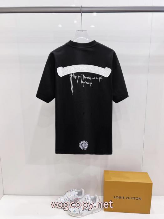 半袖Tシャツ万能な一品 安い海外限定 夏に絶対使える限定的CHROME HEARTSブランド 通販 激安_0_1
