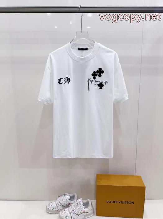 半袖Tシャツ万能な一品 安い海外限定 夏に絶対使える限定的CHROME HEARTSブランド 通販 激安_0_2