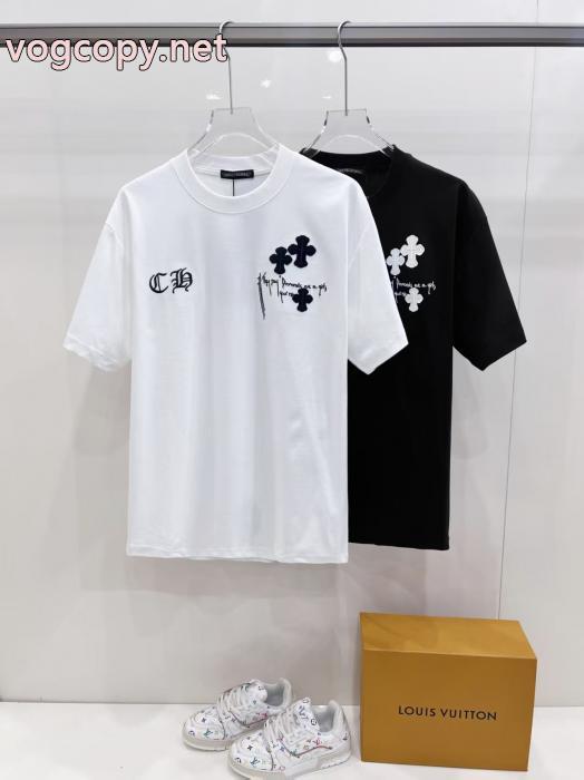 半袖Tシャツ万能な一品 安い海外限定 夏に絶対使える限定的CHROME HEARTSブランド 通販 激安_0_4