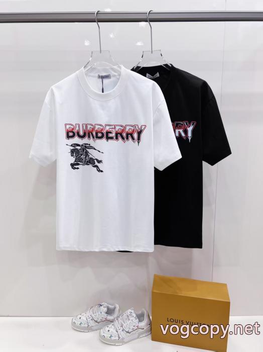 コピー ブランド 販売BURBERRY半袖Tシャツ新作 クリスマス人気商品 耐久性に優れ_0_3