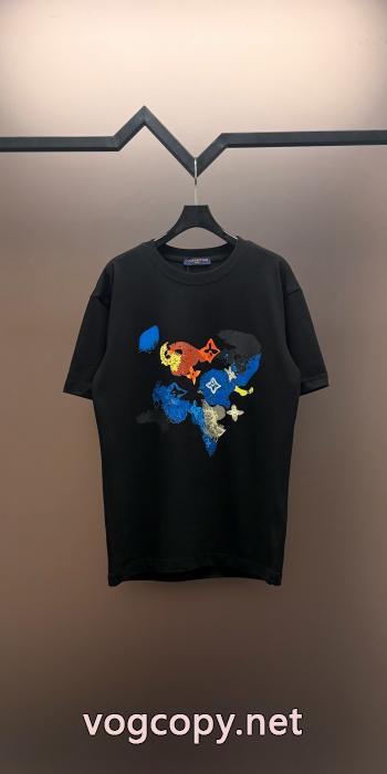 天然着色 数量限定在庫限り 超軽量LOUIS VUITTONスーパー ブランド コピー半袖Tシャツ_0_0