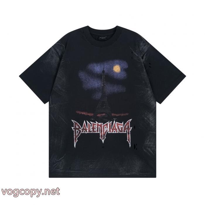 ブランド レプリカ最安値送料無料 滑らかなレザー 人気定番大得価半袖TシャツBALENCIAGA_0_2