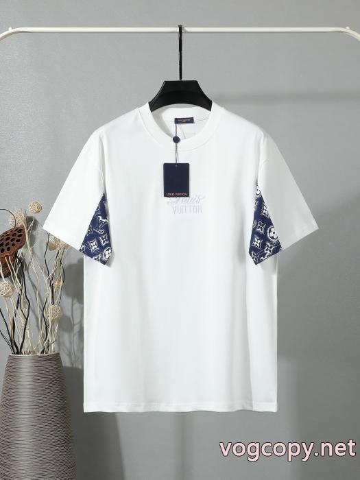 ブランド スーパー コピー 店舗半袖Tシャツ高級感も漂い 期間限定 新作限定めっちゃ綺麗色LOUIS VUITTON_0_1