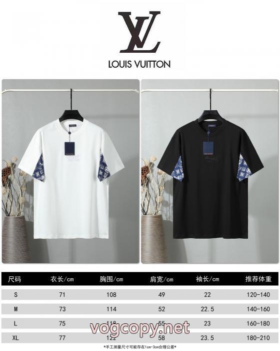 ブランド スーパー コピー 店舗半袖Tシャツ高級感も漂い 期間限定 新作限定めっちゃ綺麗色LOUIS VUITTON_0_4