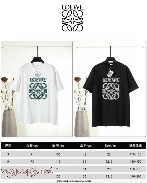 LOEWEブランド コピー 通販半袖Tシャツ完売前に 日本完売 速達EMS便_0_3