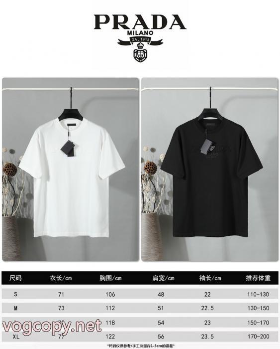 爆発的通販 SS26カッコいい  日本即完売予想PRADA半袖Tシャツブランド コピー 通販_0_4