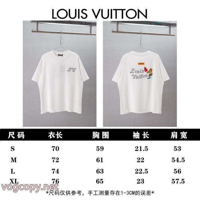 LOUIS VUITTON人気急上昇中 レビュー高い 最高品質スーパー コピー 通販 優良半袖Tシャツ_0_4
