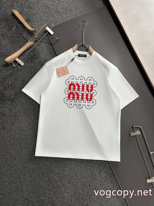 MIUMIUカッコイイ 最新トレンド 今年トレンドブランド 偽物 激安 通販半袖Tシャツ_0_0