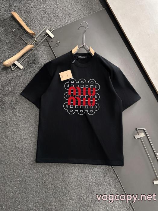 MIUMIUカッコイイ 最新トレンド 今年トレンドブランド 偽物 激安 通販半袖Tシャツ_0_1