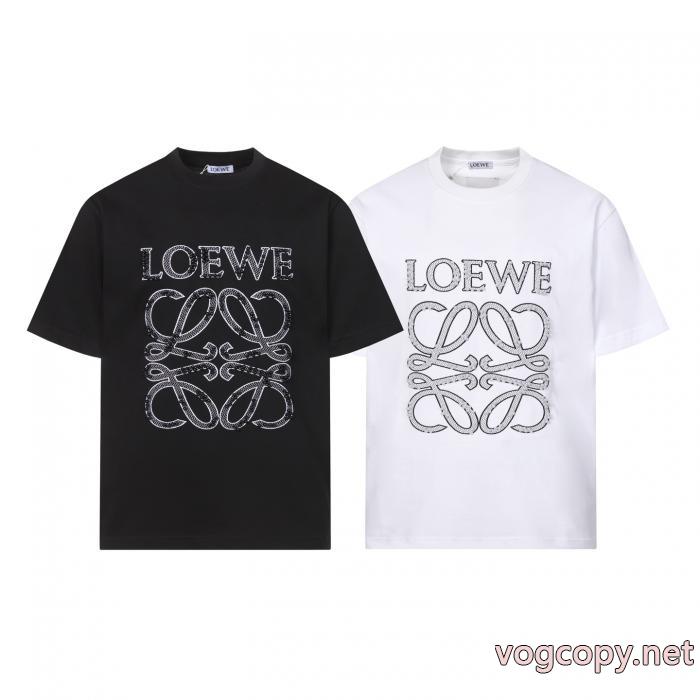 ブランド 偽物安い激安人気新作 洗練された魅力が光る 夏季新作品LOEWE半袖Tシャツ_0_0