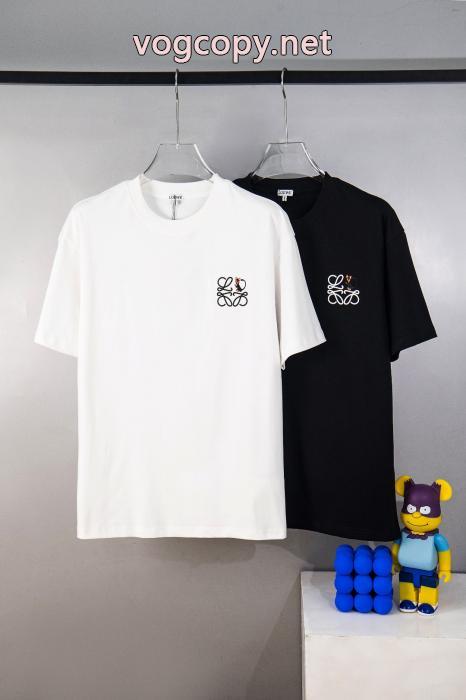 高評価の人気品  ファスナー式 新作夏の優秀アイテム偽物 ブランド 激安LOEWE半袖Tシャツ_0_2