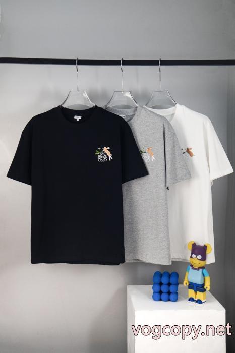 お買い得セール 型崩れしにくい 人気商品登場！偽 ブランド 販売LOEWE半袖Tシャツ_0_2