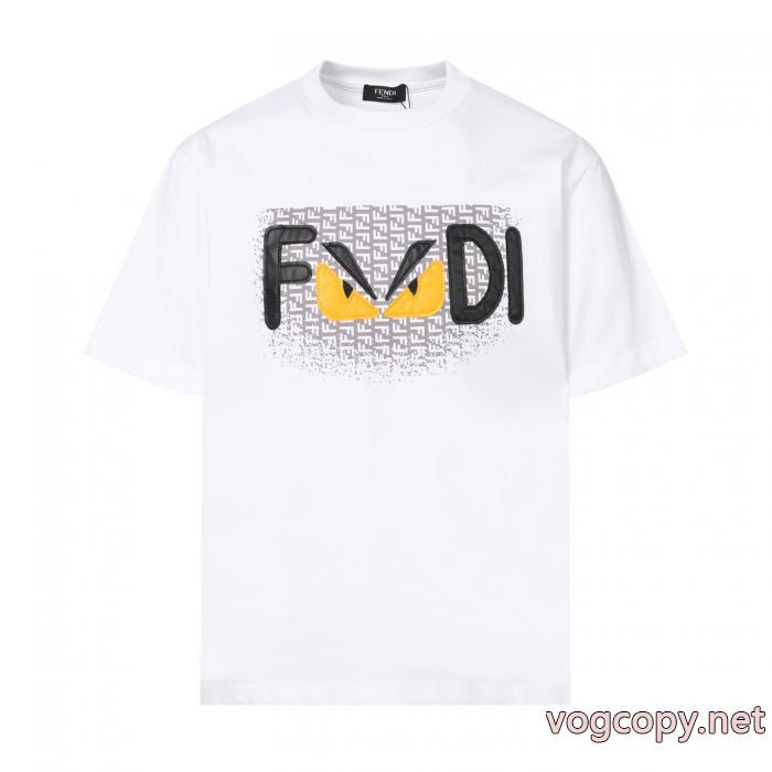 半袖Tシャツ偽 ブランド 通販ナチュラル 数量限定大特価 高級感のあるFENDI_0_3