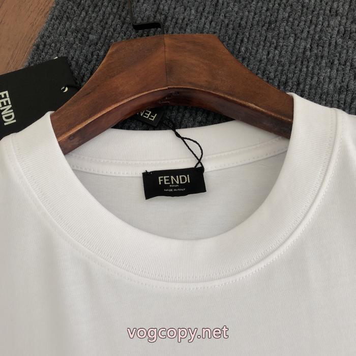 スーパー コピー 品半袖Tシャツ発表の新作モデル 風通しの良いフレア 完売間近FENDI_0_4