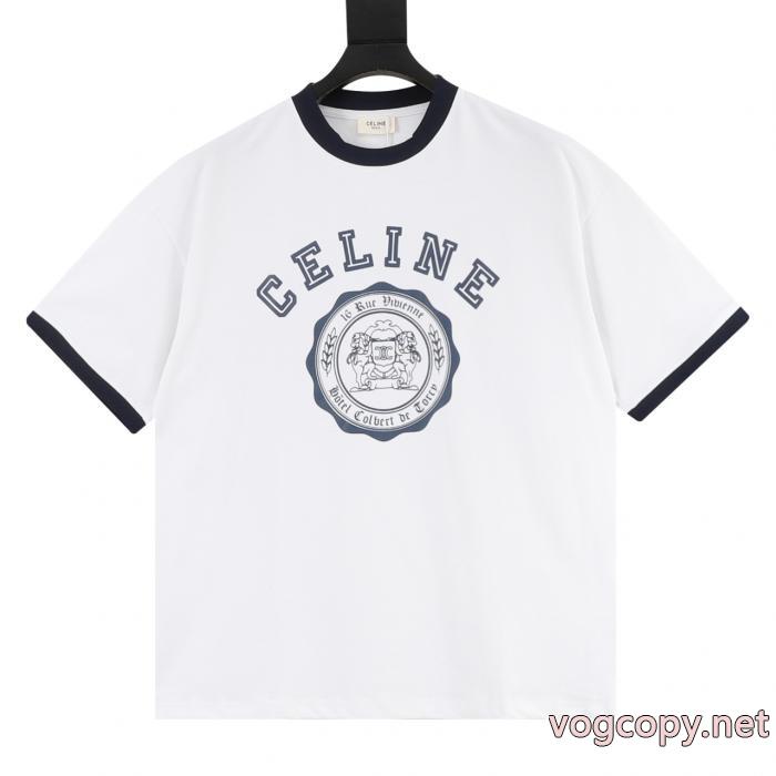 CELINE偽物 ブランド 激安今季新作 セール 今年流行 大人の魅力半袖Tシャツ_0_3