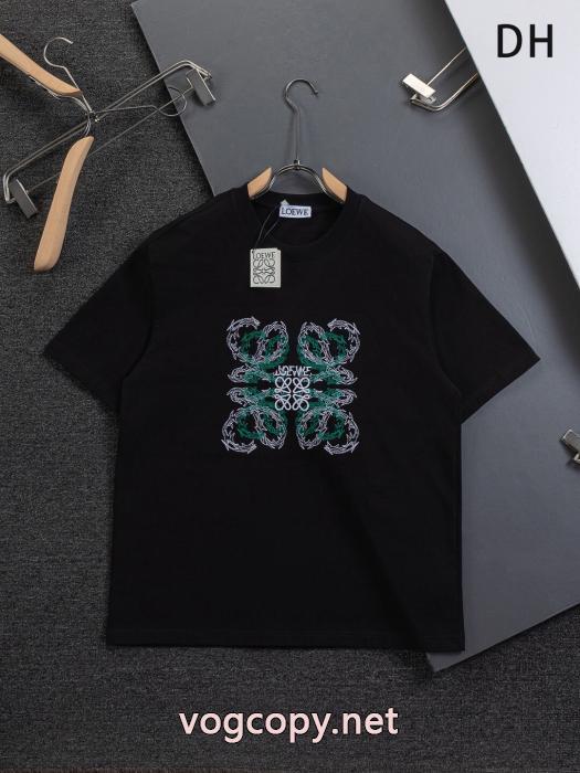半袖Tシャツ高い機能性 人気復活 激安大特価定番人気偽 ブランド LOEWE_0_3