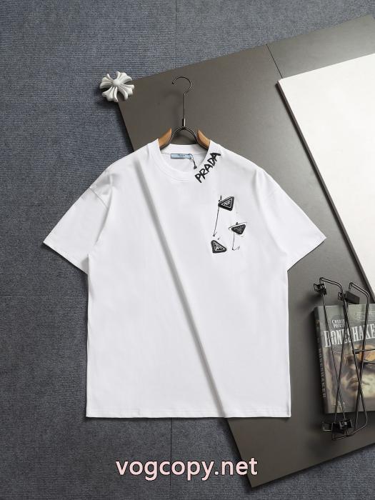 半袖Tシャツスーパー コピー 安心 サイト爆買い格安 人気限定品 耐久性のあるPRADA_0_4