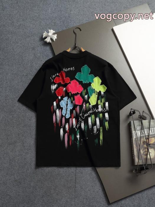 ブランド コピー 安心高品質 きちんと感が強い 安心感に溢れる半袖TシャツCHROME HEARTS_0_1