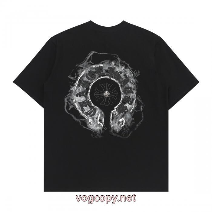 新作商品人気セール 洗練された印象 手頃価格半袖TシャツCHROME HEARTS 2026スーパーコピー_0_4