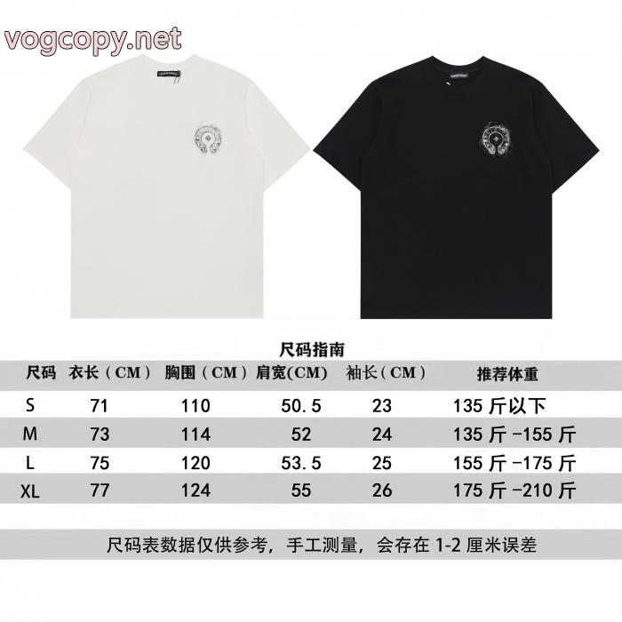 新作商品人気セール 洗練された印象 手頃価格半袖TシャツCHROME HEARTS 2026スーパーコピー_0_5