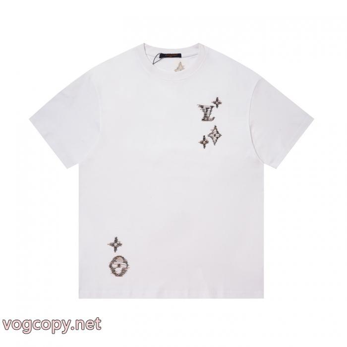 LOUIS VUITTONコピー 商品 ブランド普段使いにぴったりのデザイン 上品見え 数量限定半袖Tシャツ_0_3