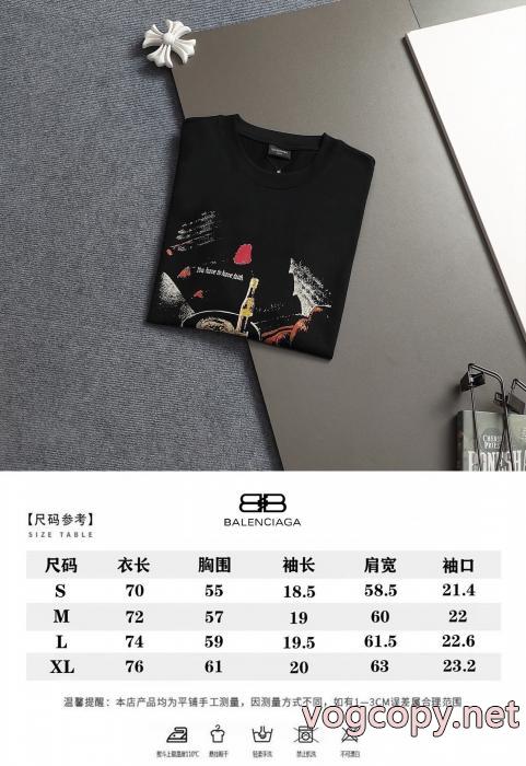 バレンシアガブランド コピー 販売半袖Tシャツ風合いが魅力 限定デザイン大人気完売前に 今年の2026コーデに活躍する_0_2