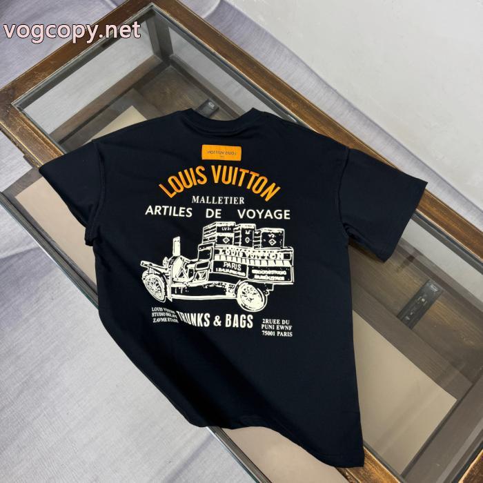LOUIS VUITTON半袖Tシャツ大人の華やかさを演出 上質な素材採用 目玉商品セール激安 ブランド_0_2