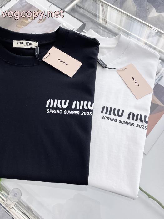 コピー 通販MIUMIU海外大人気 VIPセール激安 無造作半袖Tシャツ_0_3