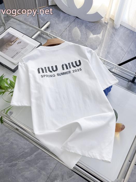 コピー 通販MIUMIU海外大人気 VIPセール激安 無造作半袖Tシャツ_0_4