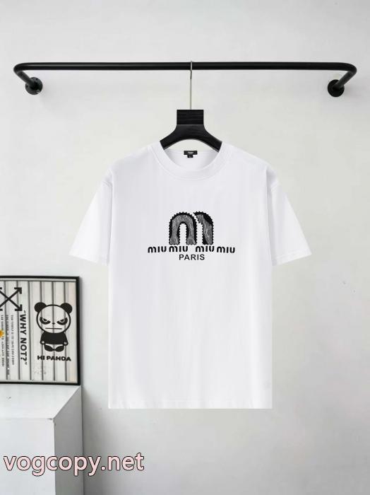 半袖Tシャツ偽 ブランド 通販最新超人気 日本未入荷 高品質なMIUMIU_0_2
