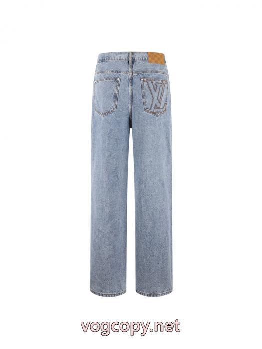ブランド 偽物ジーンズLOUIS VUITTON使いやすい 热い季節にピッタリの一枚 限定セール高品質_0_3