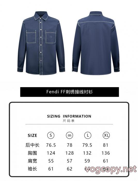 クラシカルなデザイン 人気高いアイテム 人気アイテムコピー 品 販売長袖シャツFENDI_0_3