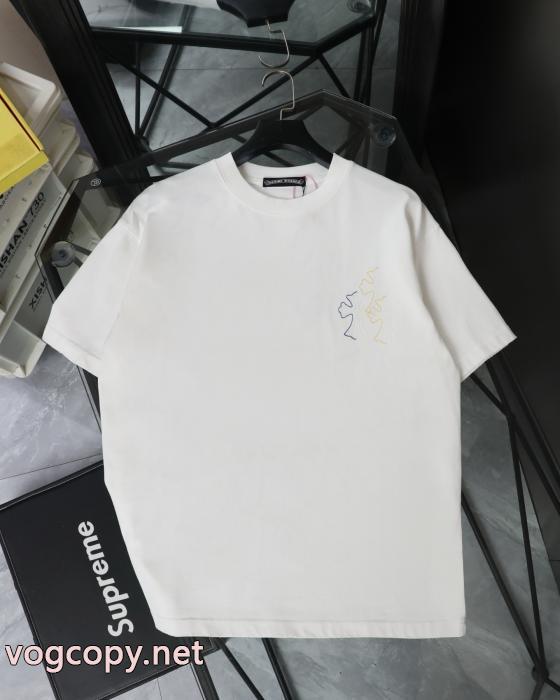 販売記念価格 COOLなデザイン 2026半袖TシャツCHROME HEARTSコピー 商品 販売_0_2