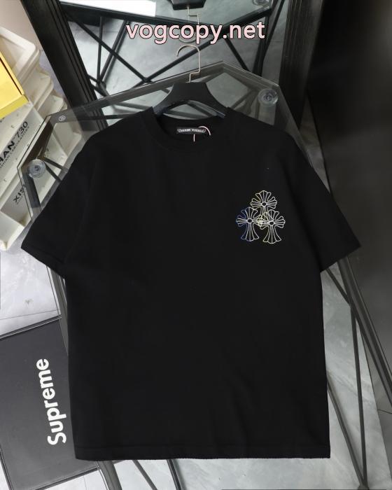 販売記念価格 COOLなデザイン 2026半袖TシャツCHROME HEARTSコピー 商品 販売_0_4