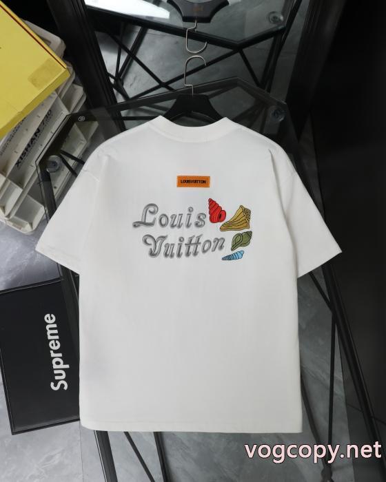 偽物 ブランド 激安即納!最大半額 完売確実! 素晴らしい2026の新作LOUIS VUITTON半袖Tシャツ_0_4