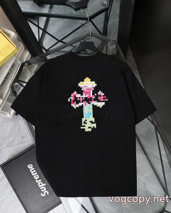 お買得セール 最終価格 モデル着用CHROME HEARTSコピー 品 販売半袖Tシャツ_0_1