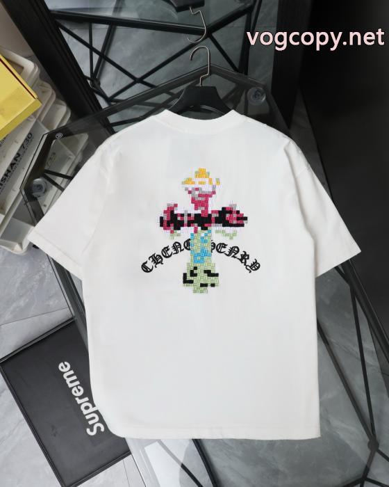 お買得セール 最終価格 モデル着用CHROME HEARTSコピー 品 販売半袖Tシャツ_0_5