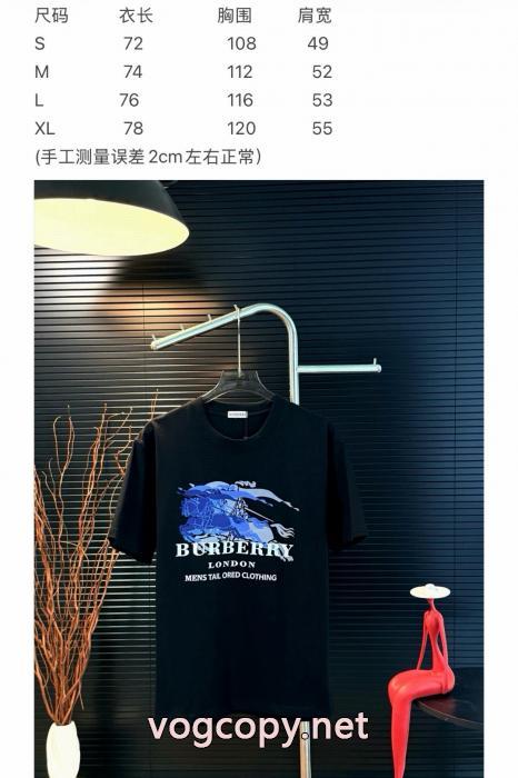 ブランド レプリカ手触りがいい 個性的なデザイン シンプル派半袖TシャツBURBERRY_0_0