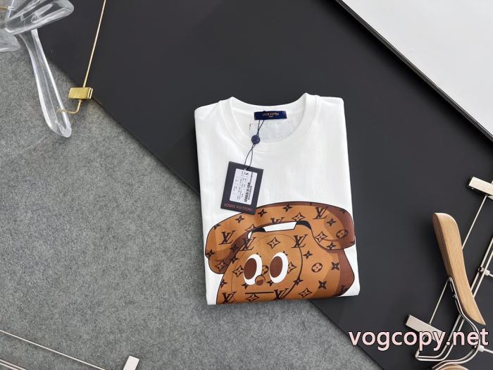 現代的な印象 着心地の良い 大絶賛！ 偽物 ブランド 激安LOUIS VUITTON半袖Tシャツ_0_1