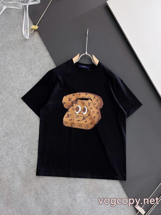 現代的な印象 着心地の良い 大絶賛！ 偽物 ブランド 激安LOUIS VUITTON半袖Tシャツ_0_2