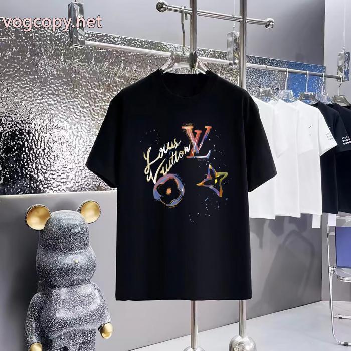 数量限定品 オリジナル 首胸ロゴブランド 品 激安 通販LOUIS VUITTON半袖Tシャツ_0_2
