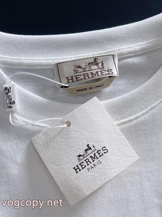 HERMESブランド 品 スーパー コピー热い季節トレンド上品 今年マスト 新作到着半袖Tシャツ_0_3