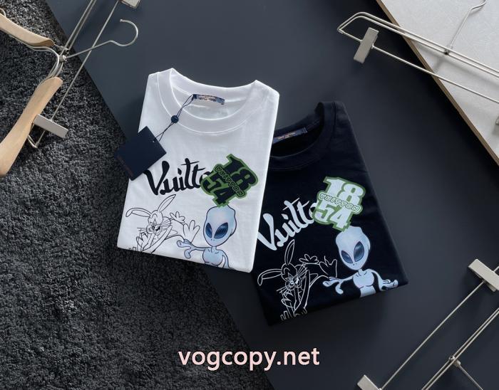 LOUIS VUITTON偽物 通販大人の色味  セールお早めに 高級感ある半袖Tシャツ_0_0