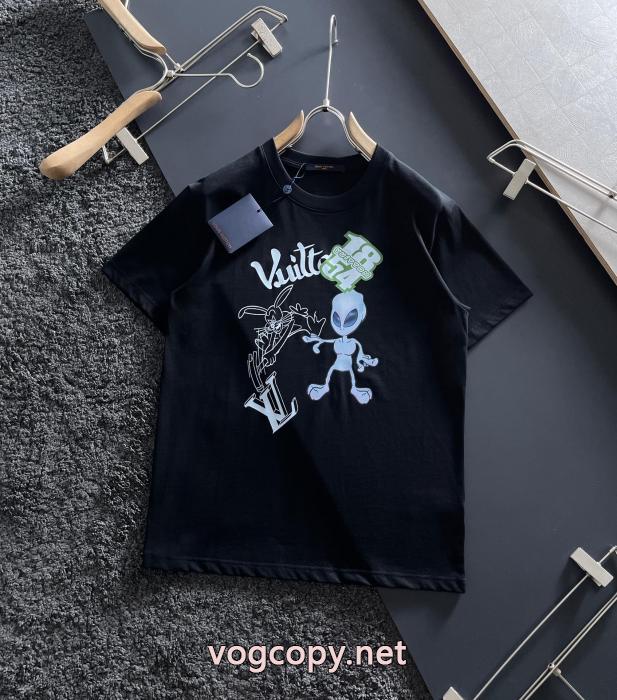LOUIS VUITTON偽物 通販大人の色味  セールお早めに 高級感ある半袖Tシャツ_0_2