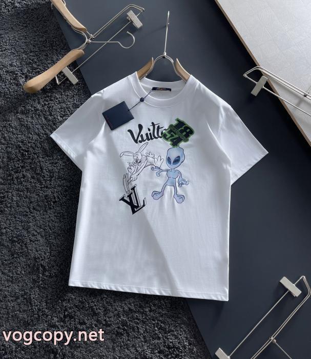 LOUIS VUITTON偽物 通販大人の色味  セールお早めに 高級感ある半袖Tシャツ_0_3