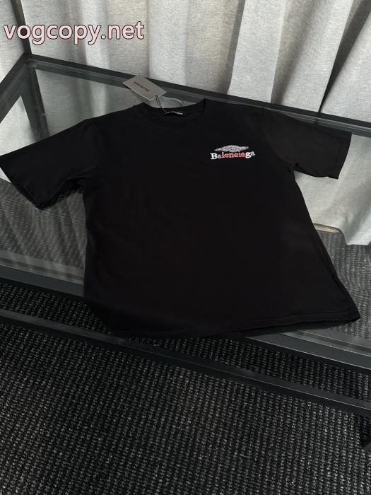 スーパー コピー 販売高品質で綺麗 安いの原因に 優しい印象を与えてくれ半袖TシャツBALENCIAGA_0_2