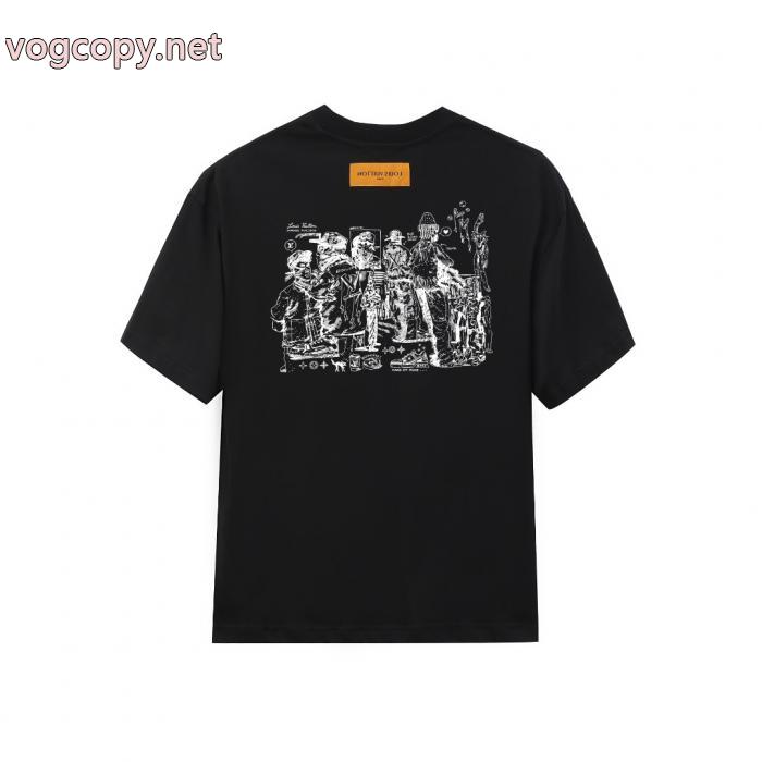 圧倒的な存在感 今っぽさ人気定番品 大容量LOUIS VUITTON半袖Tシャツ偽 ブランド 販売_0_3