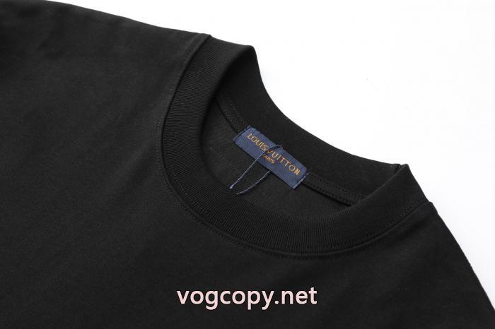 圧倒的な存在感 今っぽさ人気定番品 大容量LOUIS VUITTON半袖Tシャツ偽 ブランド 販売_0_4