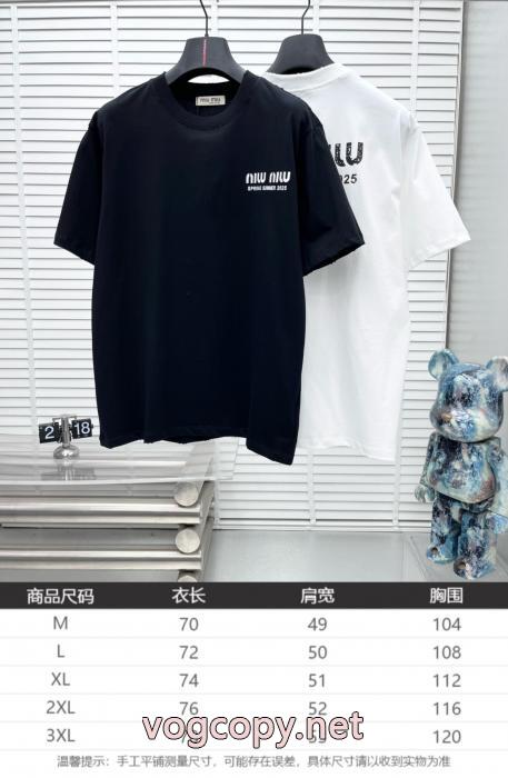 MIUMIU半袖Tシャツブランド アクセサリー 激安今だけSALE 最安値新作 欧米韓流/雑誌 _0_0